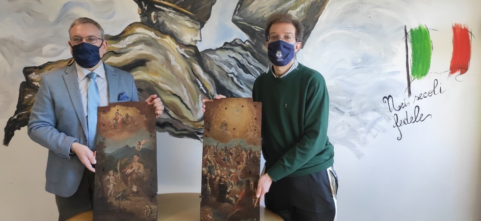 Rubate 13 anni fa, sono state ritrovate grazie a 'Chi l'ha visto' le antiche porte del tabernacolo trentino della Chiesa