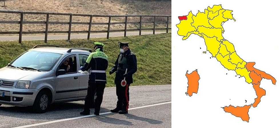L’Italia verso il giallo, una sola Regione in rosso: come cambiano le regole per gli spostamenti
