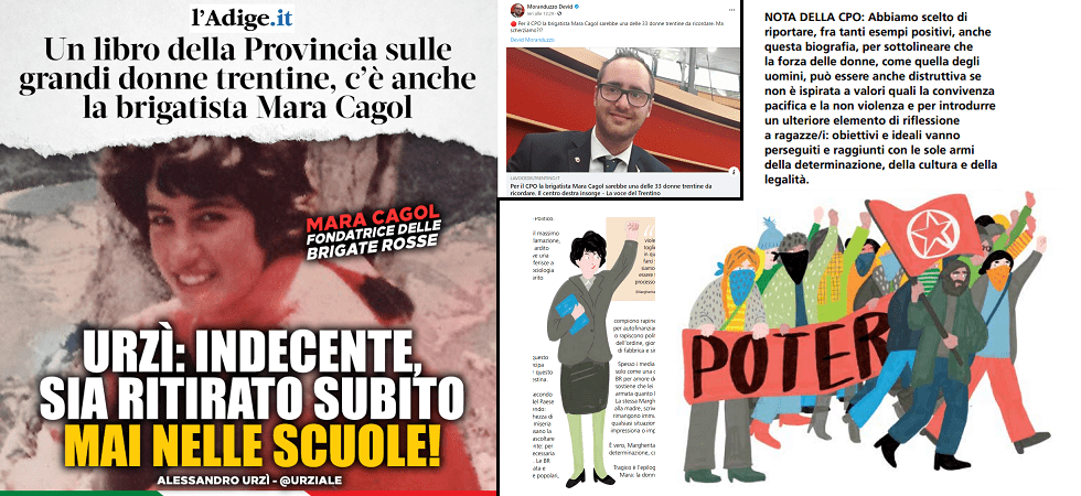 Il “caso Cagol” e le strumentalizzazioni della destra per far ritirare il libro sulle donne trentine