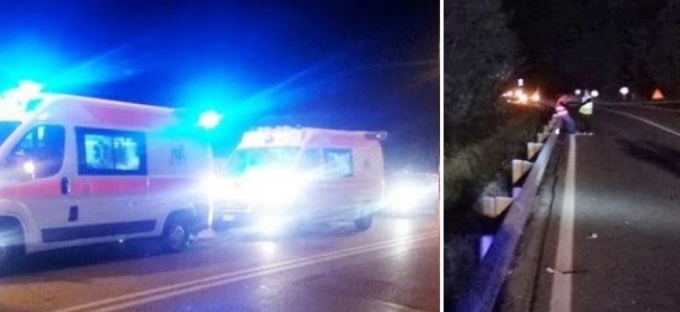 Tragedia in moto, esce di strada e si schianta contro un muro