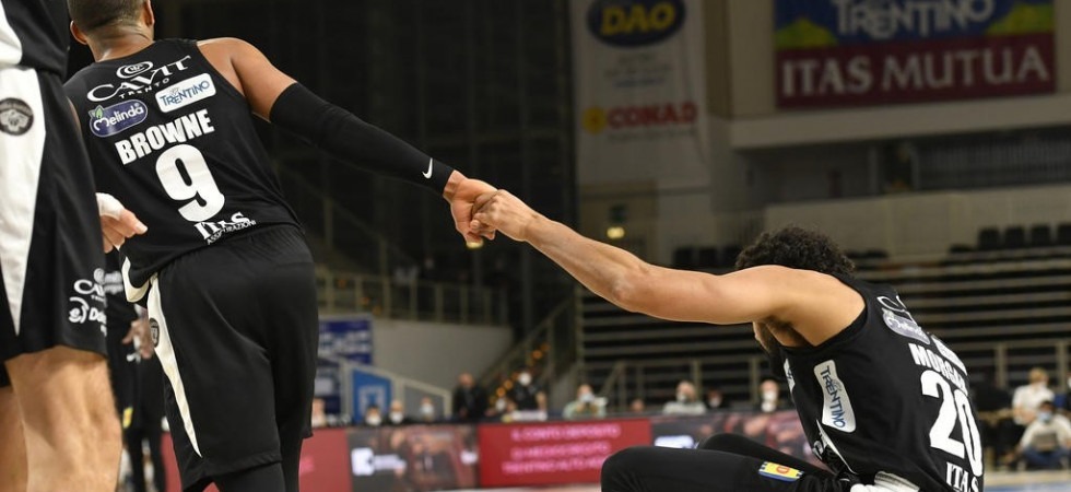 A Trento è vittoria contro Brindisi e si inizia ad accarezzare il sogno playoff