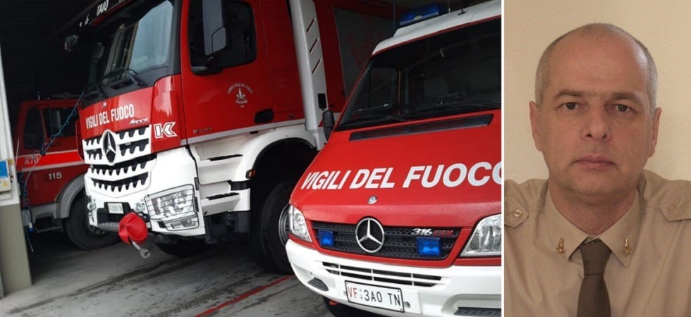 L'ex comandante dei vigili del fuoco compie 60 anni e lascia il servizio, il suo corpo: Grazie per l'enorme impegno''
