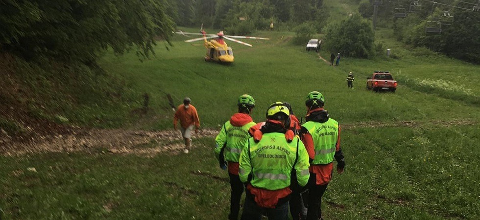 Perde il controllo della bici e si schianta mentre fa downhill, un 55enne trentino portato in ospedale