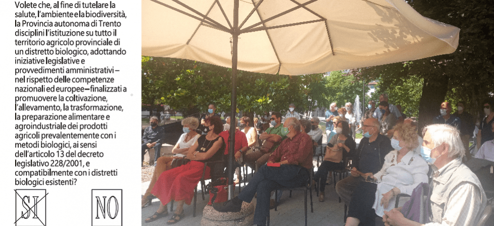 Distretto Biologico Trentino, la riunione delle associazioni promotrici del referendum