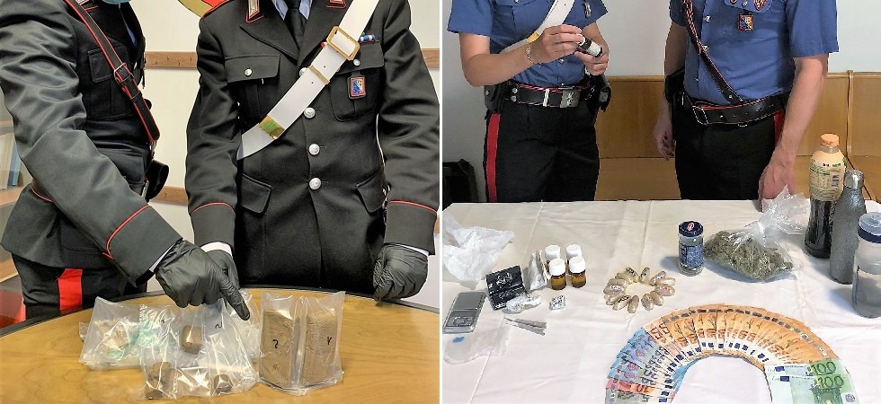 Tre arresti in poche ore per spaccio di droga: un pusher tenta la fuga con un etto e mezzo di eroina addosso