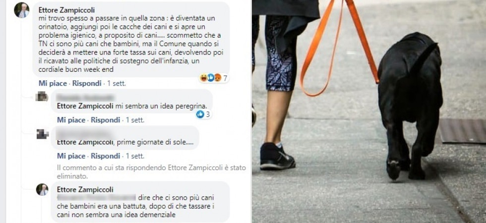 "Tassare i cani" a Trento, l'idea del commissario di Forza Italia
