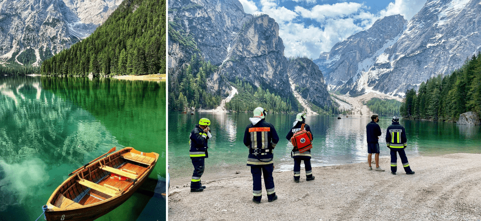 Paura a Braies, ha un malore mentre si trova a bordo di una barchetta in mezzo al lago