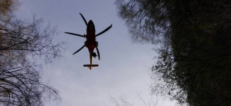 Travolto da un tronco mentre taglia la legna, paura in Val di sole
