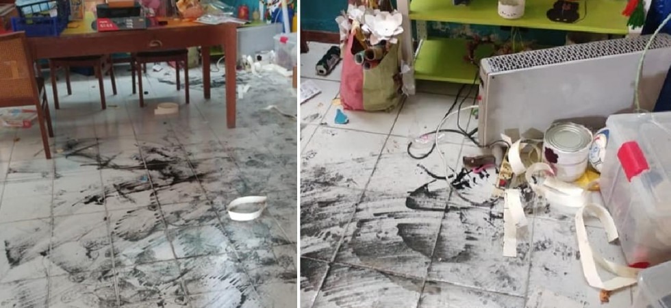 Distrutti i lavori dei bambini e devastata la sede dell'associazione Peter Pan