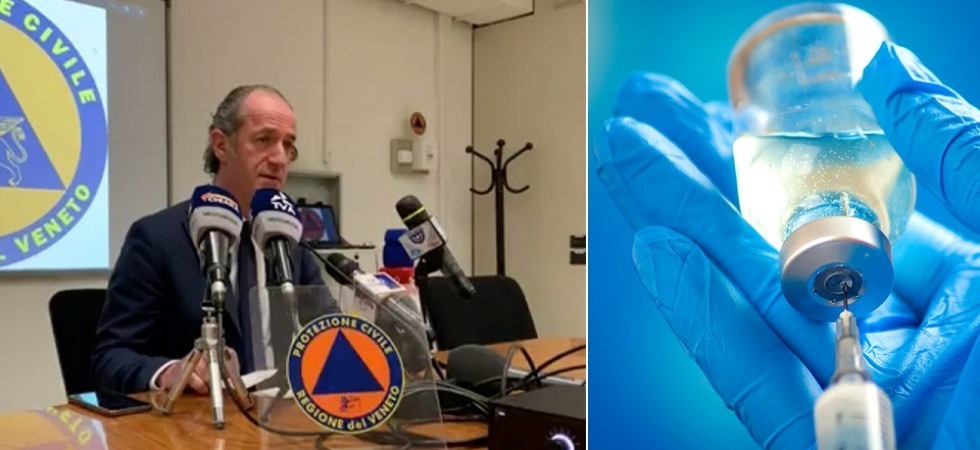 Coronavirus, Zaia: Chi ha la partecipazione a un matrimonio può ricevere il vaccino ai centri senza prenotazione''