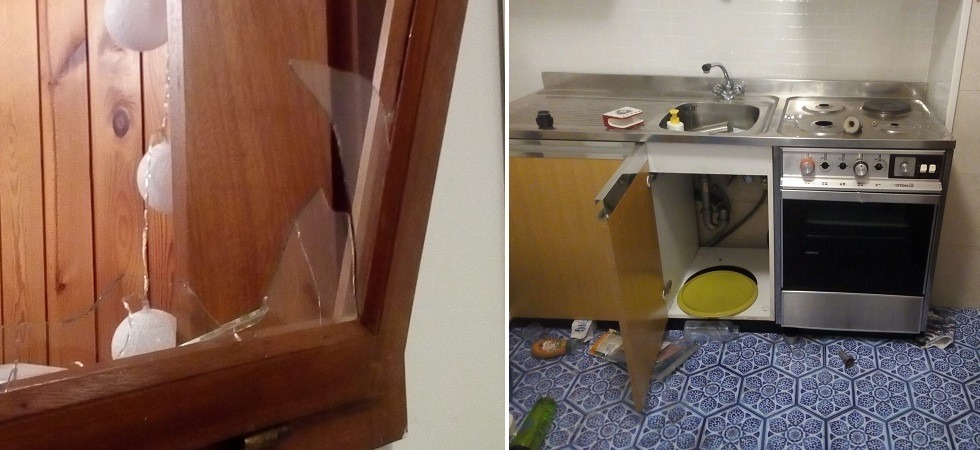Esplode una bombola del gas: una persona ferita, cucina a soqquadro e finestre in frantumi, paura in val Rendena