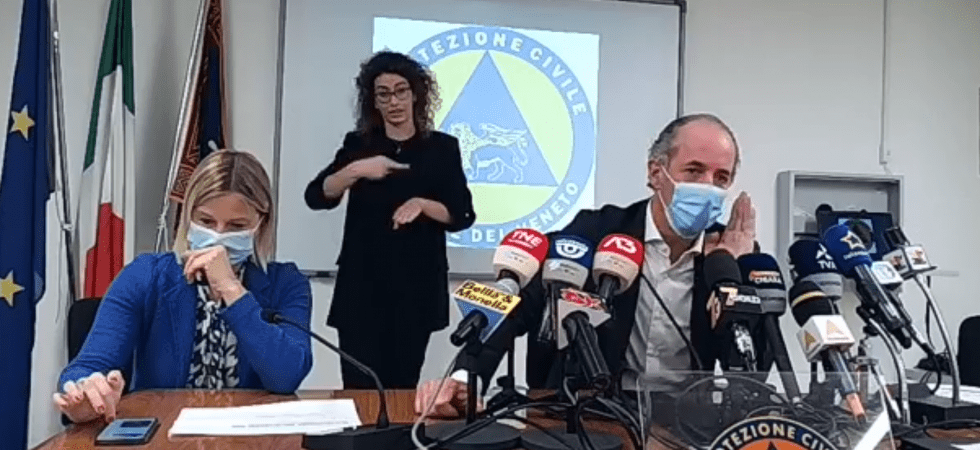 Coronavirus, Zaia: “Variante Delta predominante ma quasi tutti i ricoveri riguardano persone non vaccinate”