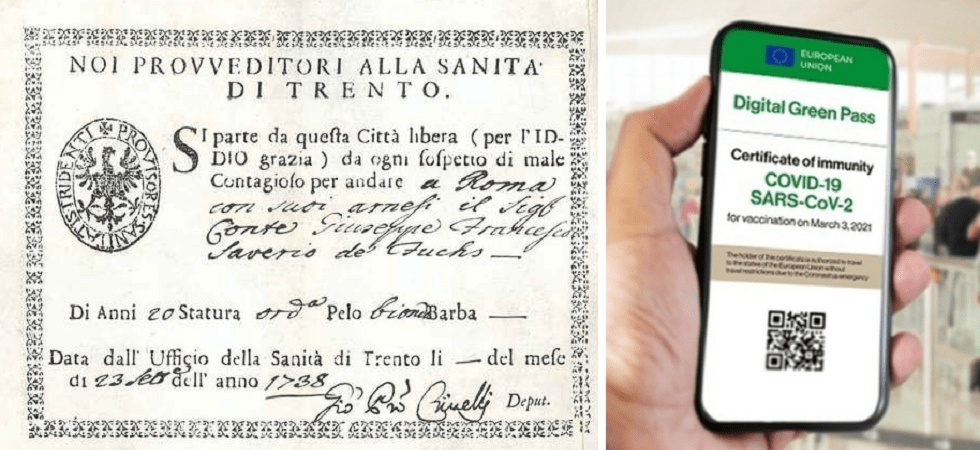 Il green pass''? Sempre esistito anche ai tempi della Peste