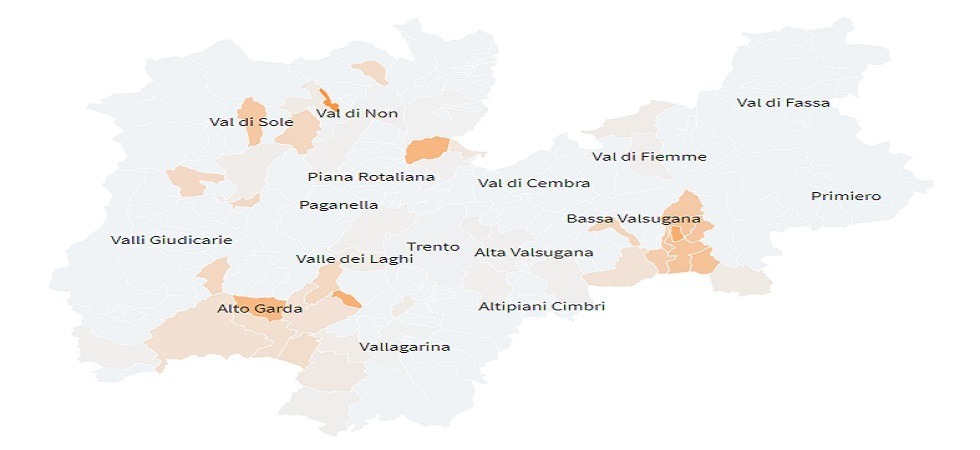 Coronavirus, a Riva del Garda e Arco più positivi che a Trento e Rovereto
