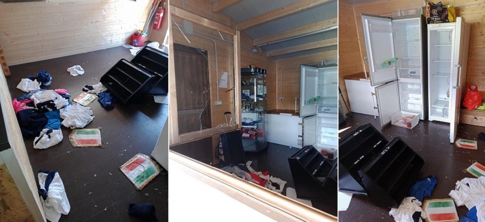 Finestre rotte e sede a soqquadro, i vandali colpiscono ancora una volta l'Hockey club Adige