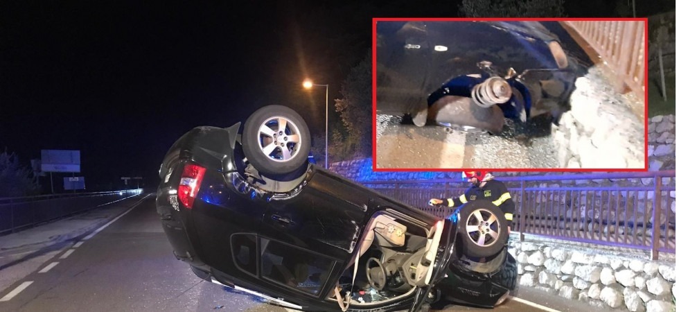 Incidente nella notte, paura per una 27enne: con l'auto finisce contro un muro