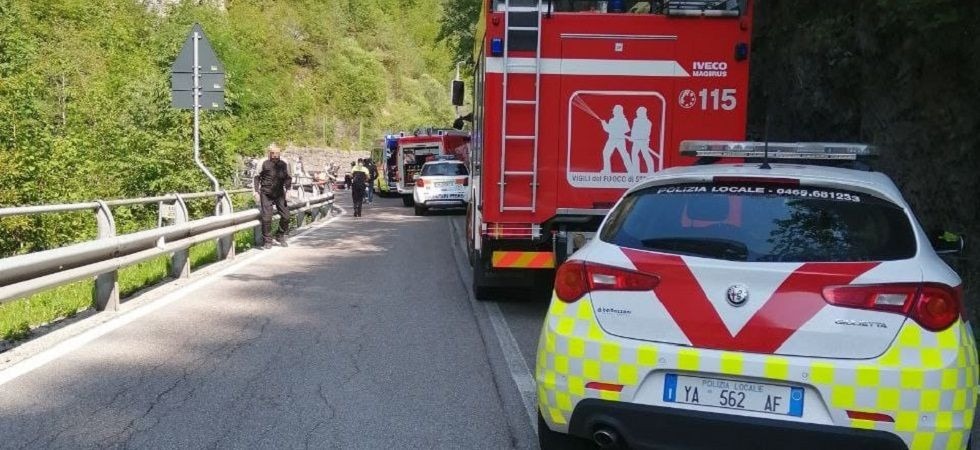 Scontro tra moto in val del Chiese, un centauro di Storo e un turista tedesco feriti nello schianto