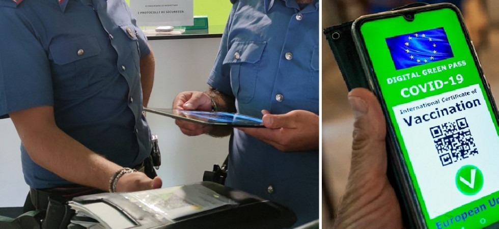 Si presentano al corso di pittura senza Green Pass''
