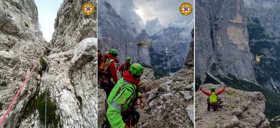 Tragedia in montagna, il chiodo cede e un 27enne precipita nel vuoto davanti al compagno di cordata