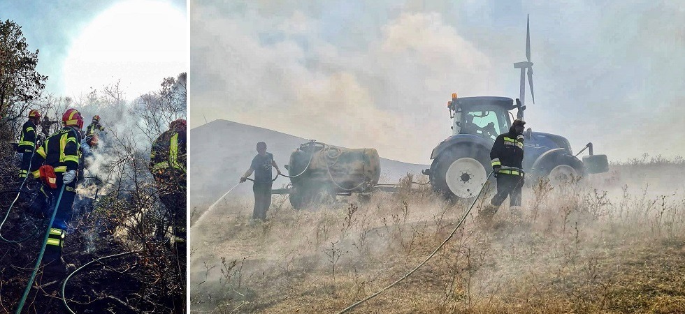 Brucia il Mezzogiorno, dal 15 giugno 838 interventi quotidiani per i vigili del fuoco