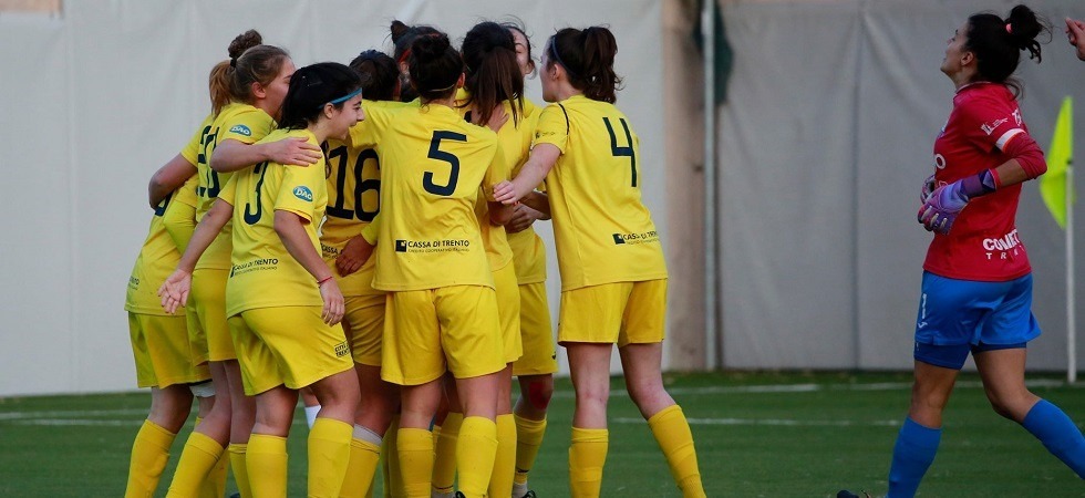 Calcio serie C/ il Trento femminile s'impone sull'Isera