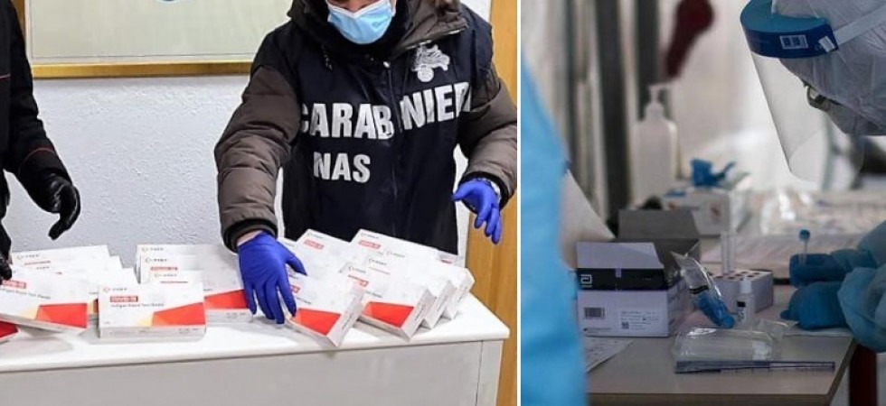 Covid19, un infermiere e un macellaio effettuavano test irregolari in un centro tamponi