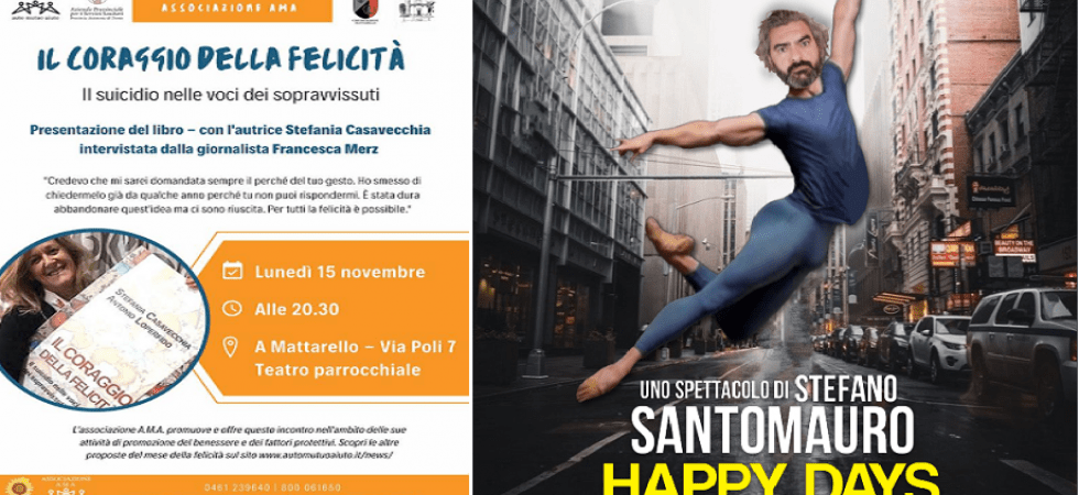 Il tema della felicità al centro degli eventi proposti da Ama per novembre