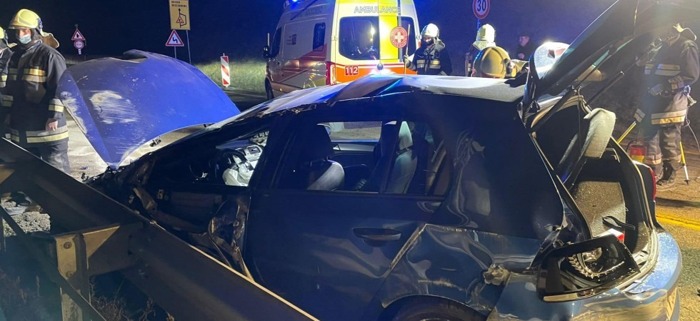 Schianto nella notte, una persona trasportata in ospedale