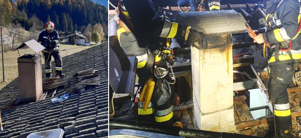 Da Mezzocorona a Mattarello e Carano, raffica di interventi dei vigili del fuoco per incendio canne fumarie