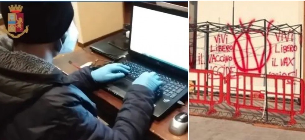 Minacce di morte da 'No vax' e 'No green pass'', maxi operazione della polizia su tutto il territorio nazionale