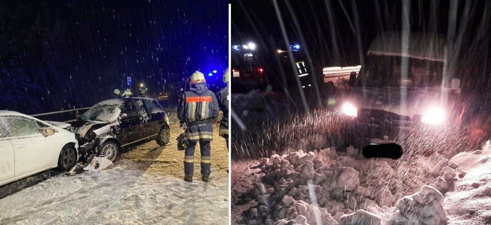 Neve e ghiaccio, automobilisti bloccati e incidenti