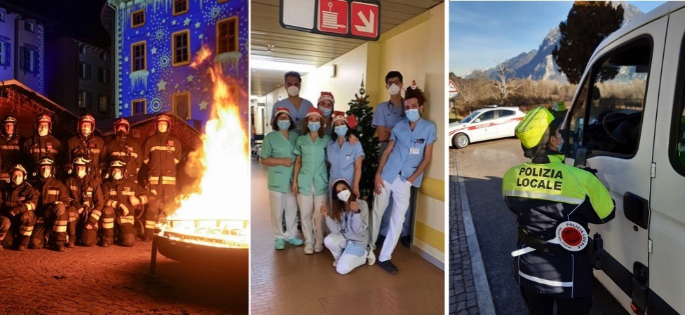 Dagli infermieri e dai medici ai vigili del fuoco e alle forze di polizia