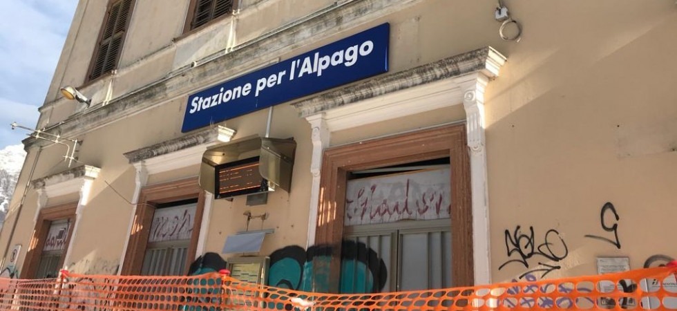 Alla stazione 'per l'Alpago' via ai lavori di riqualificazione