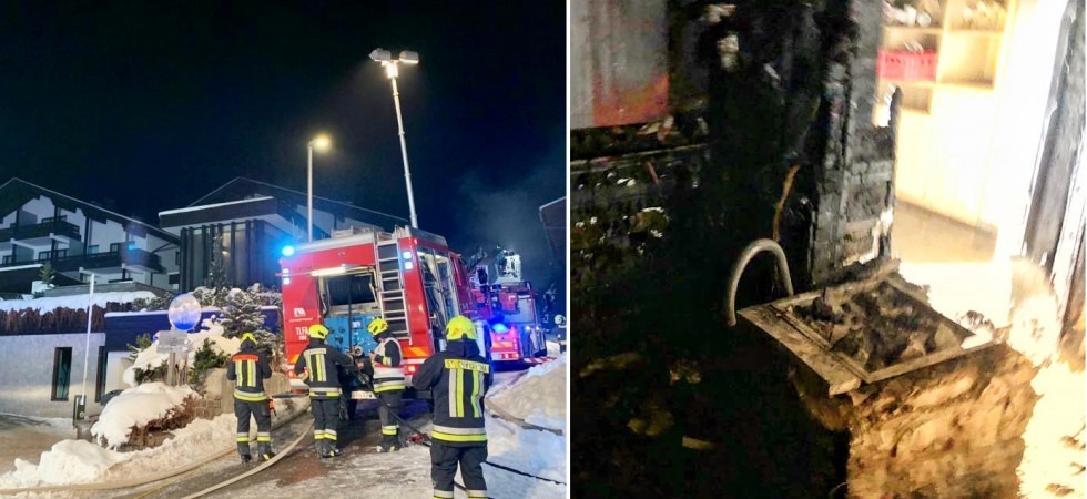 Incendio nella notte in un hotel, fiamme all'interno della sauna: 86 ospiti evacuati