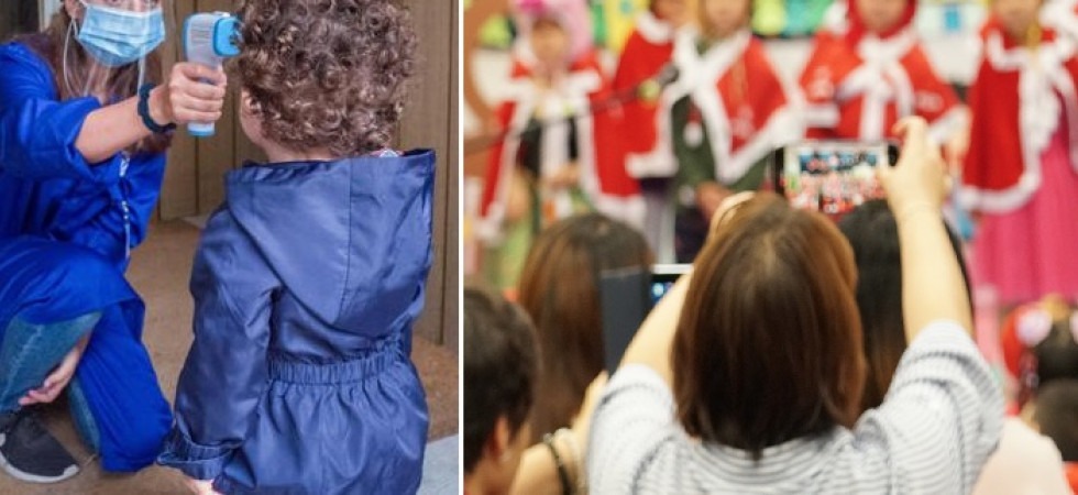 Scuole materne, niente festa di Natale: solo canti in giardino, no a contatti con i genitori e obbligo green pass