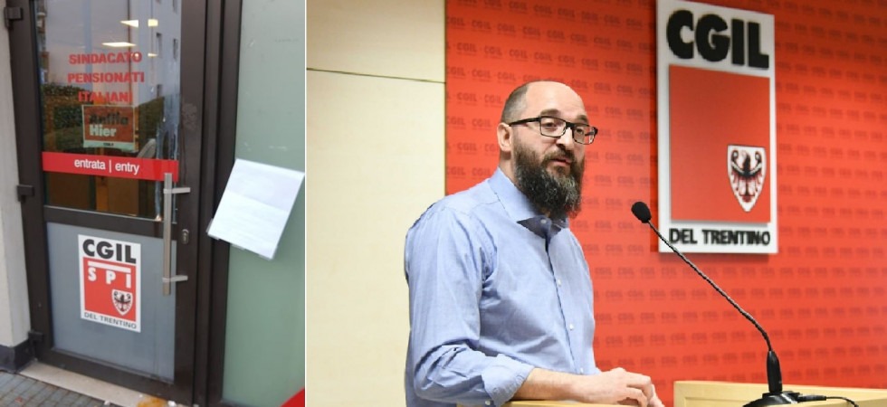 Lancio di uova contro la sede della Cgil del Trentino, Grosselli