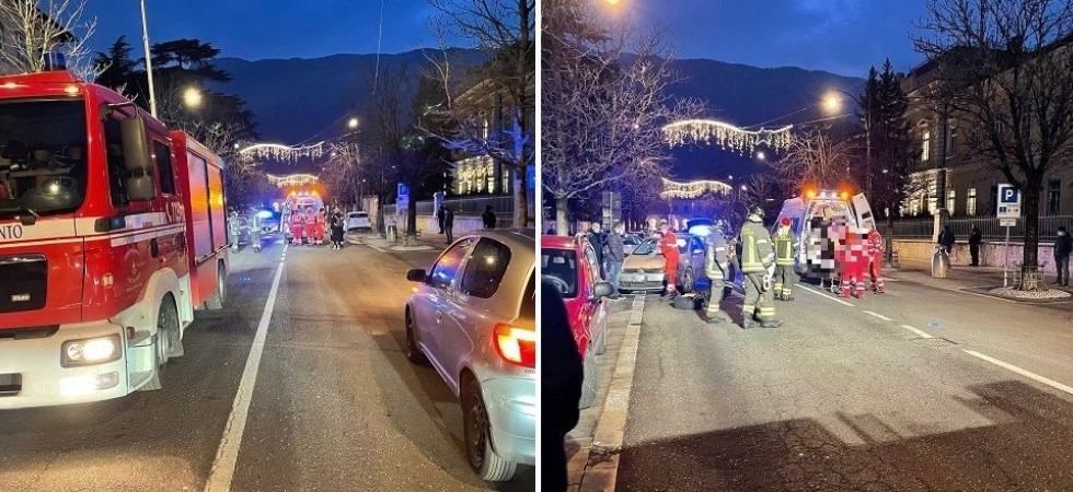 Travolta da un'auto, un'anziana in gravi condizioni trasportata in ospedale