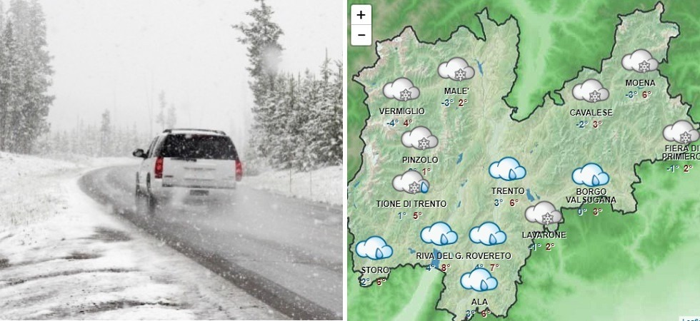 Giù le temperature in Trentino dopo il caldo record di Capodanno: quota neve in calo nei prossimi giorni