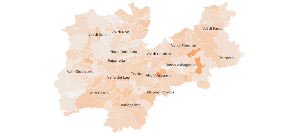 Covid, a Ledro in 24 ore 25 positivi (il terzo dato più alto del Trentino)