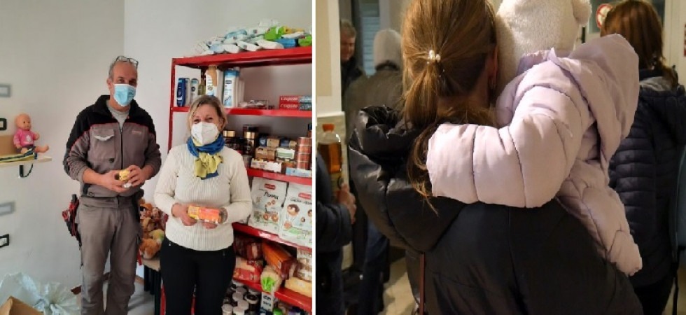 Dall'Ucraina a Trento, per il piccolo profugo di soli 3 mesi creata una stanza per scaldare biberon e con un fasciatoio