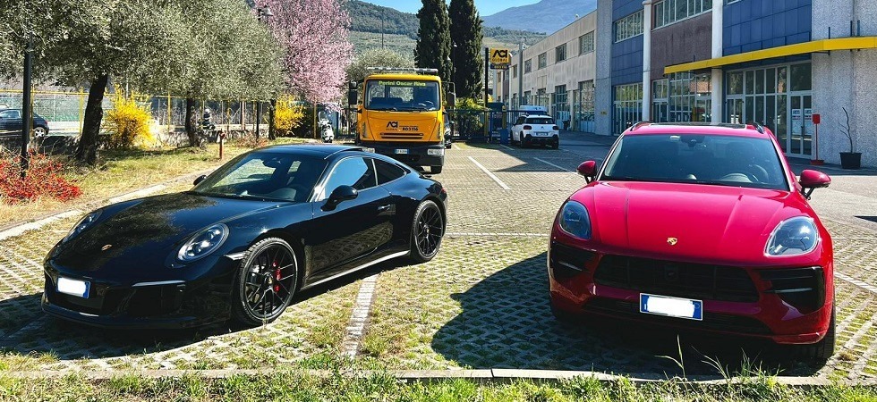 La Porsche sceglie ancora una volta le strade e la cornice del lago di Garda per gli spot pubblicitari delle sue auto