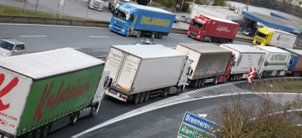Trento, il trasporto merci su gomma non si ferma