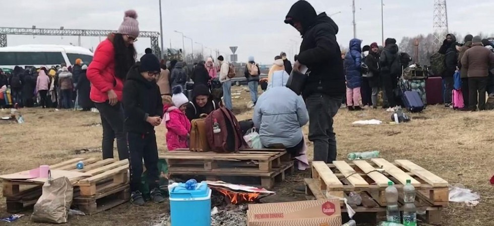 Foto Askanews Guerra in Ucraina: “Un bimbo di 10 anni con una scheggia di bomba nel torace ricoverato a Padova”