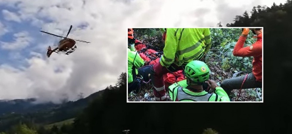 Scivola sull'erba bagnata e precipita in un dirupo, tragedia in mattinata: è morto un cacciatore