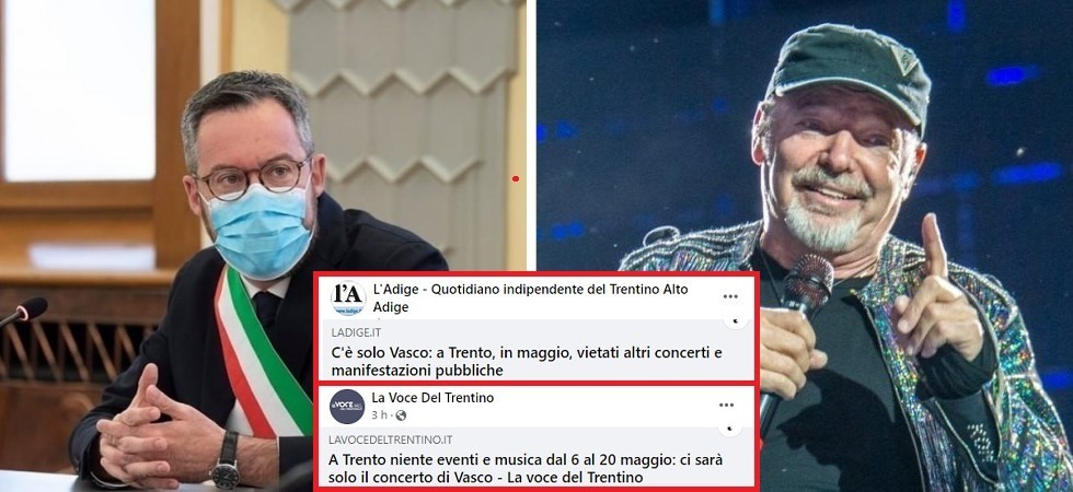 A maggio eventi vietati per il concerto Vasco Rossi?