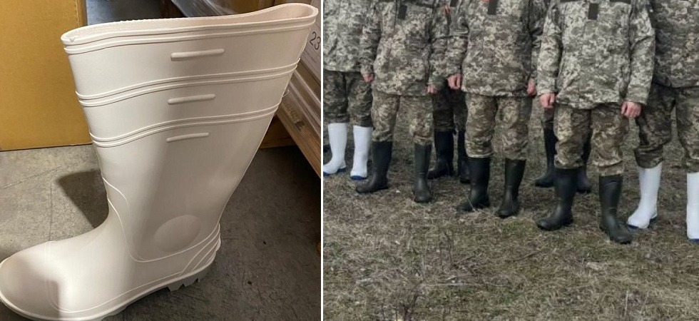 Da Trento all'Ucraina gli stivali di gomma per l'esercito di Kyiv