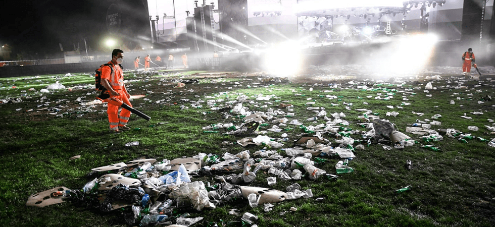 Concerto Vasco, al soundcheck erano poche migliaia ma sul campo già tanta spazzatura