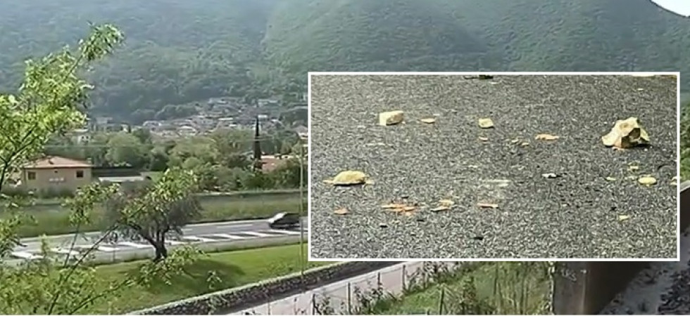 Sassi sulle auto che percorrono la Valsugana, guai per un gruppo di giovani