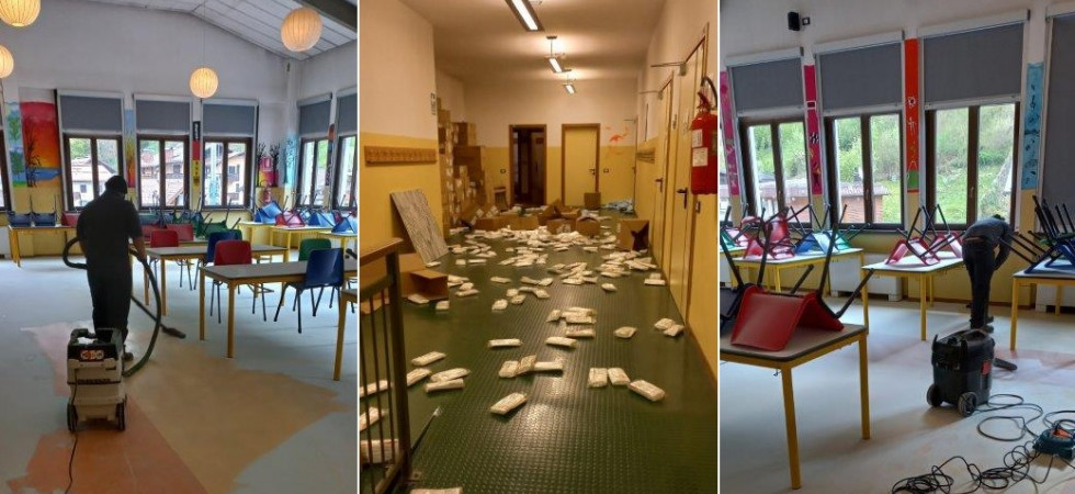 Vandalismi all'istituto comprensivo, il sindaco: Domani la scuola riaprirà''