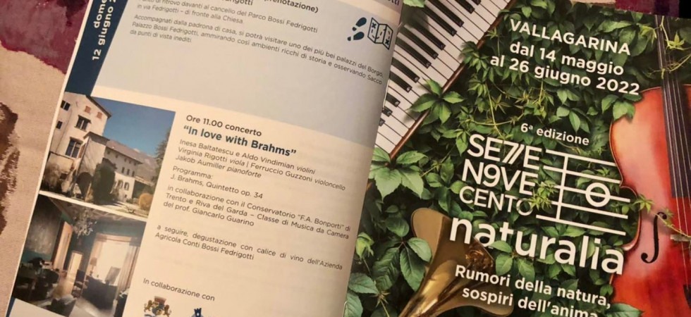 All’interno della rassegna Un Borgo e il suo fiume'', Settenovecento Off chiude con un appuntamento dedicato a Brahms e